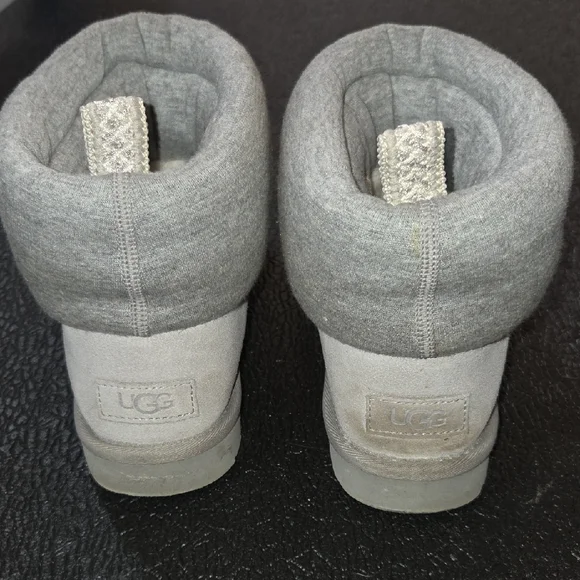 UGG Light Gray Knit Boots - Picture 4 of 15
